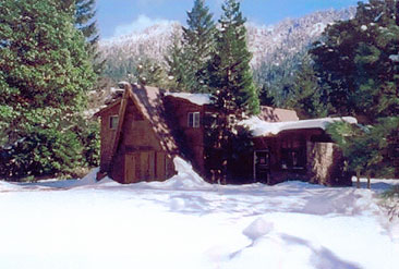 Family Lodge at Winter Time